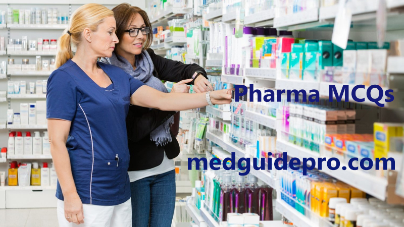Pharmacy MCQs for PPSC, FPSC, DHA, NAPLEX, SPLE, PEBC etc. preparation.  (Set 04)