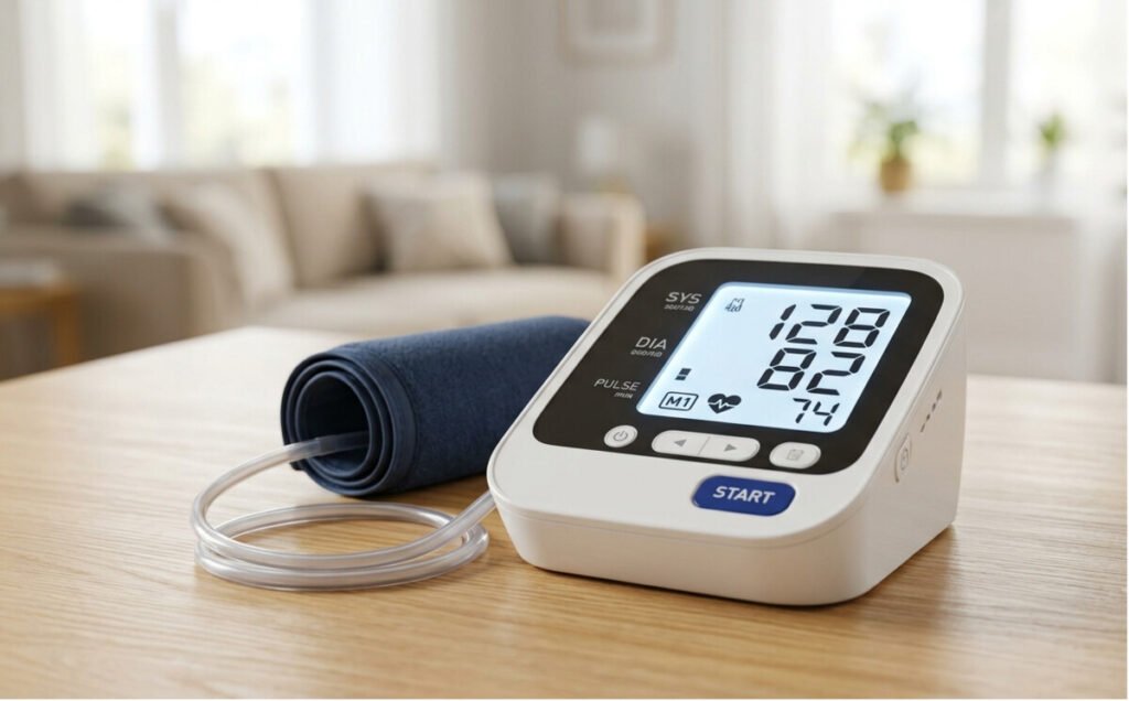 Affordable digital blood pressure monitor for daily home use
