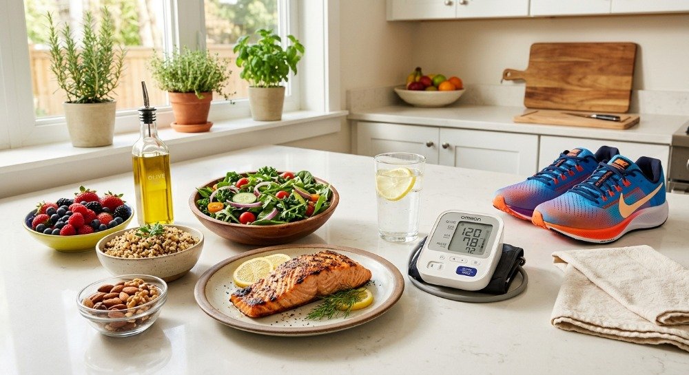 Heart healthy diet and lifestyle for congestive heart failure prevention