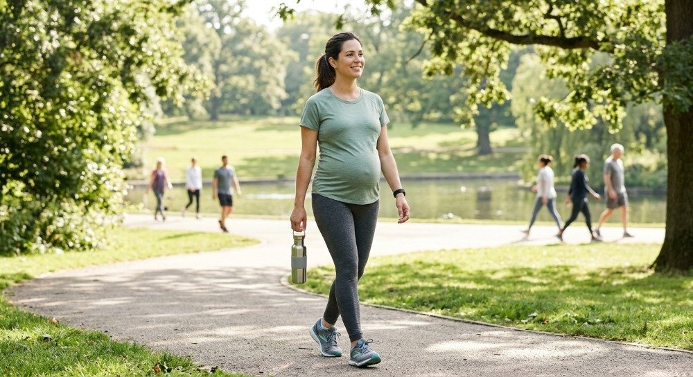 Healthy lifestyle habits support a gestational diabetes diet plan