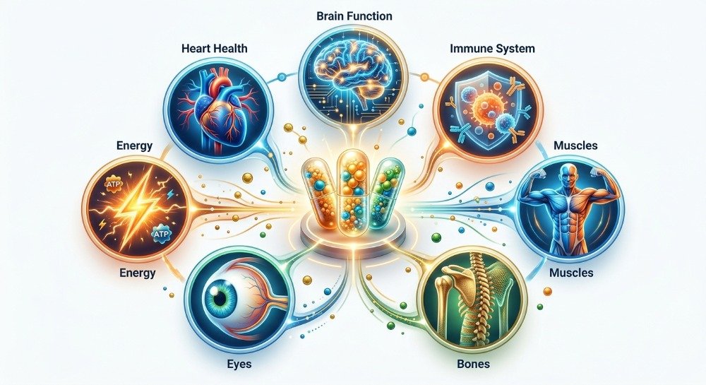 Best Multivitamins for Men with essential daily vitamins and supplements for overall health