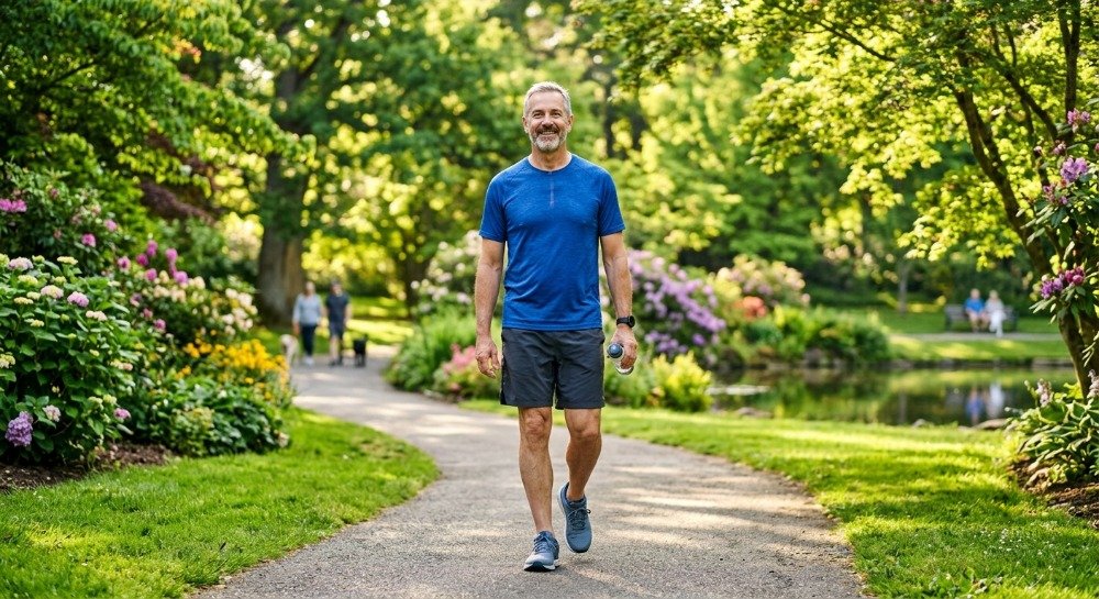 Daily walking after congestive heart failure treatment