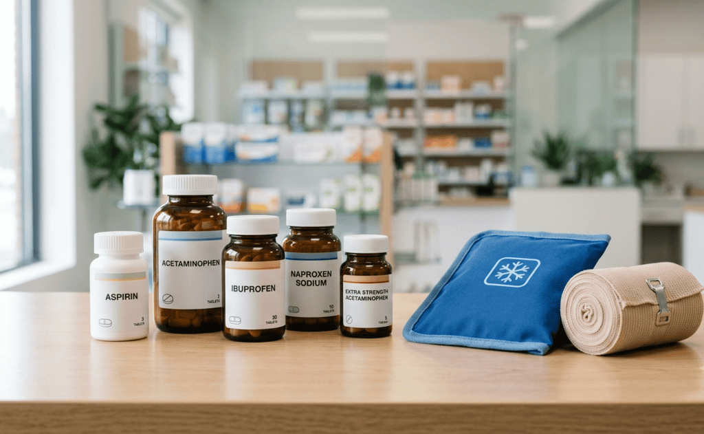 Over the counter medication for swelling including common OTC pain relievers
