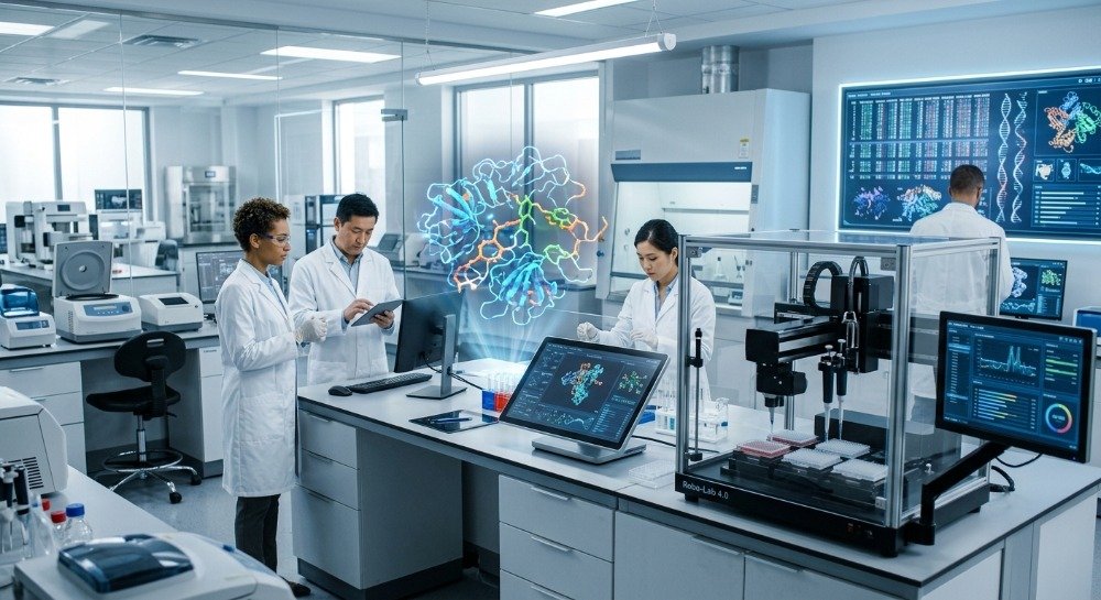 Artificial intelligence and biotechnology transforming pharmaceutical research and medicine development