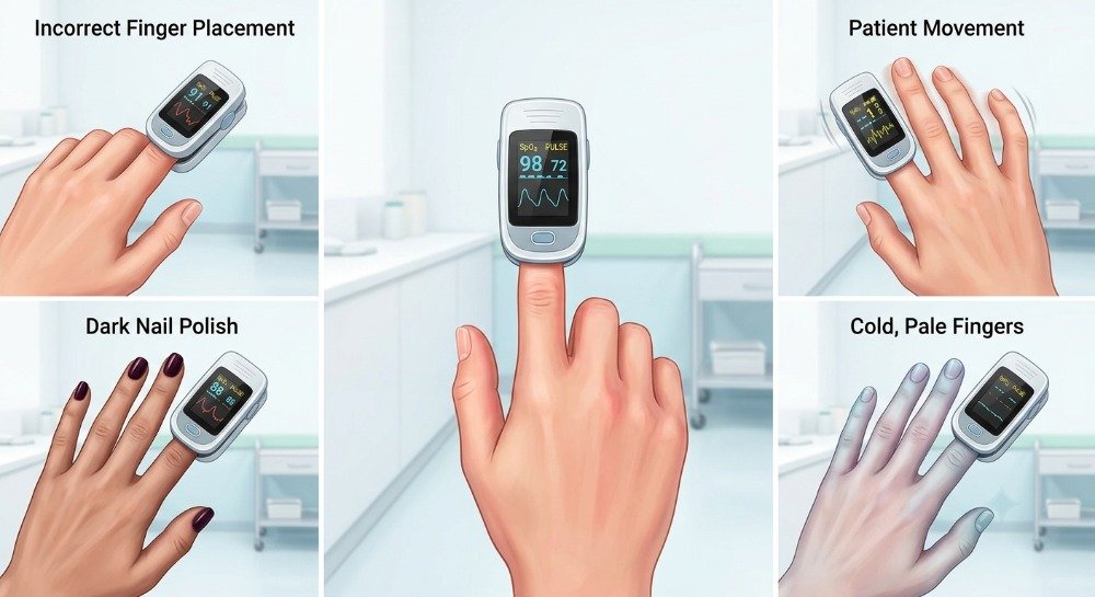 Common mistakes that can affect pulse oximeter accuracy